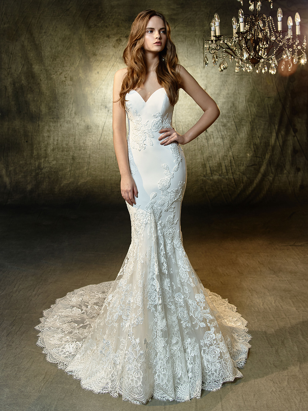 wedding dresses with bling and lace