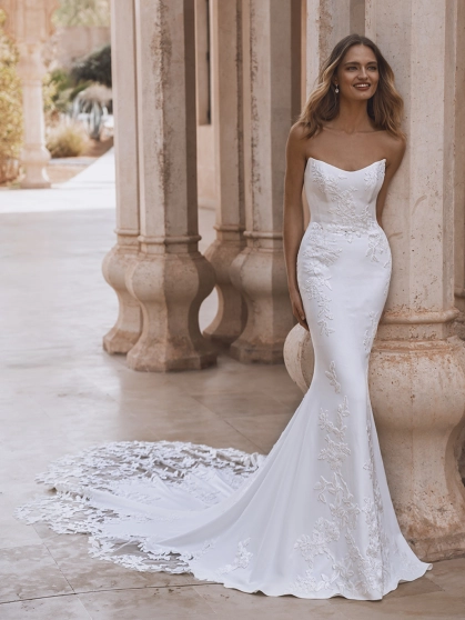 sachin and babi light blue dress Chiffon Corset Wedding Dress £145 main image 0