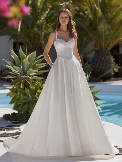 Mikado Wedding Dresses | Enzoani