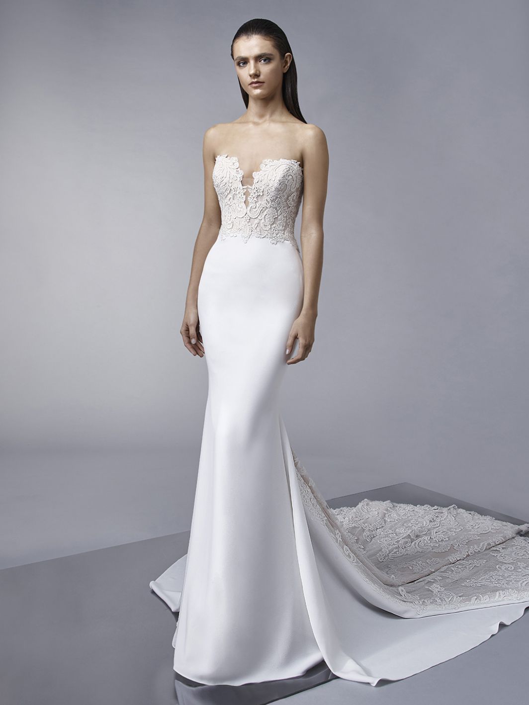 ivory silk wedding dress