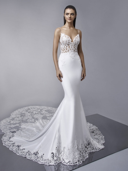 soft fishtail wedding dresses